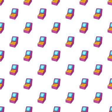 Retro tarzı arcade oyun makinesi desen