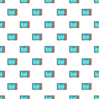 Retro Tv desenin ekranda video oynatıcı