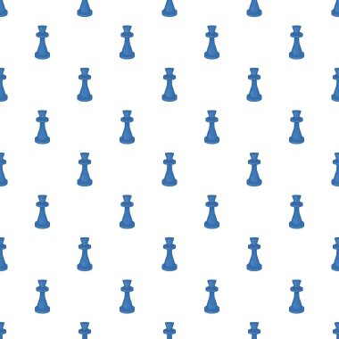 Satranç desen, karikatür tarzı Kral