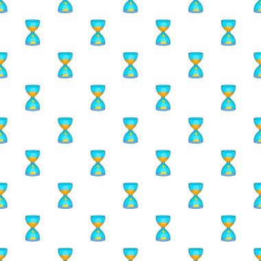 Kum saati ile altın tozu ve paralar desen