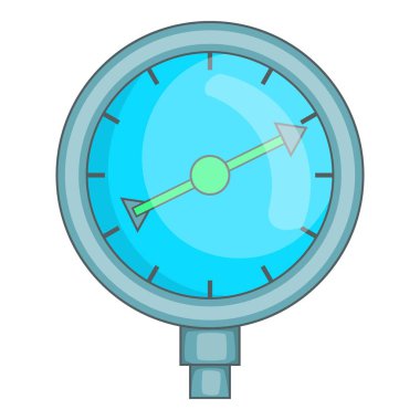 Göstergesi yakıt aygıt simgesi, karikatür tarzı