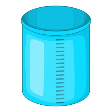 Sürahi simgesi ölçme, karikatür tarzı