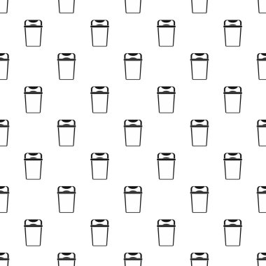 Çöp kutusu desen, basit tarzı