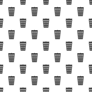 Çöp sepeti desen, basit tarzı