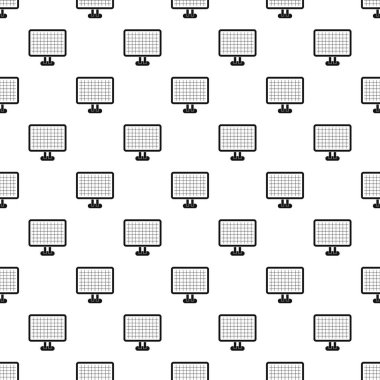 Monitör desen, basit tarzı