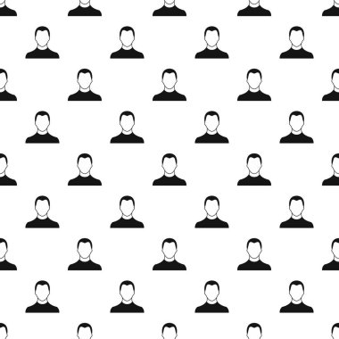 Genç adam avatar desen, basit tarzı