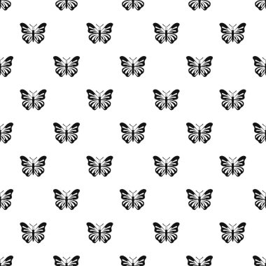 Dizili süs kanat deseni ile kelebek