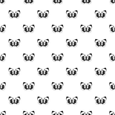 Uzun anten desenle, basit tarzı kelebek