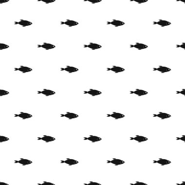 Deniz balıkları desen, basit tarzı