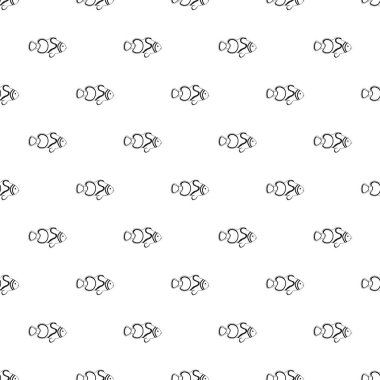 Palyaço balık desen, basit tarzı