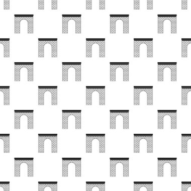 Tuğla kemer desen, basit tarzı