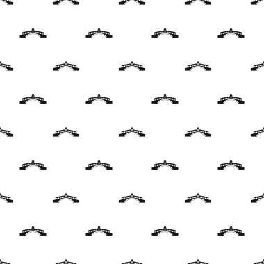 Yuvarlak köprü desen, basit tarzı