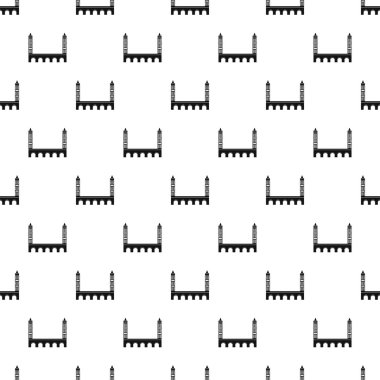 Köprü kuleleri desenli basit tarzı