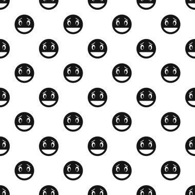 Gülen yüz deseni, basit tarzı gülüyor