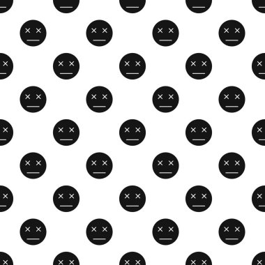 Uyuyan gülen desen, basit tarzı