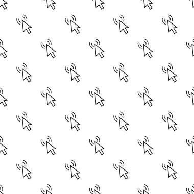 Desen, basit tarzı imleç fare tıklama