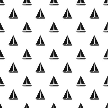 Deniz Yat desen, basit tarzı