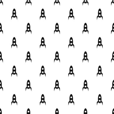 Küçük roket desen, basit tarzı