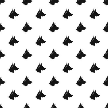 Çoban köpeği desen, basit tarzı