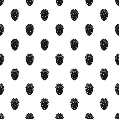 Çilek deseni, basit tarzı