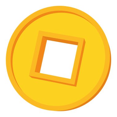 Mutlu para simgesi, karikatür tarzı