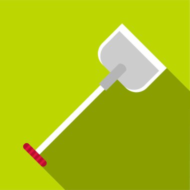 Kürek simgesi, düz stil