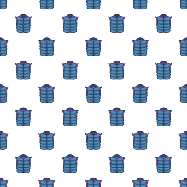 Mavi sıcak yelek deseni, karikatür tarzı