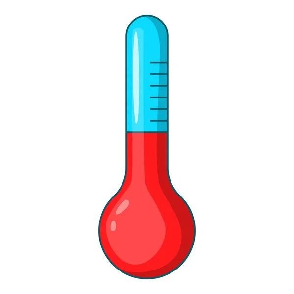 Thermometer icon, cartoon style — Stock Vector