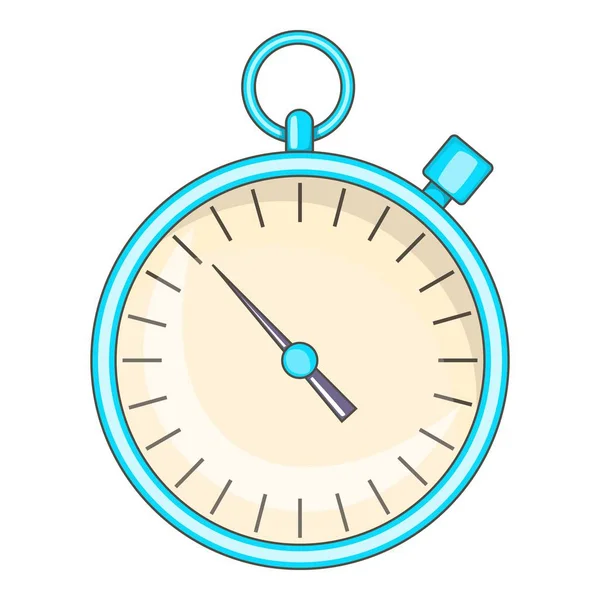 Stopwatch icon, cartoon style — Stock Vector