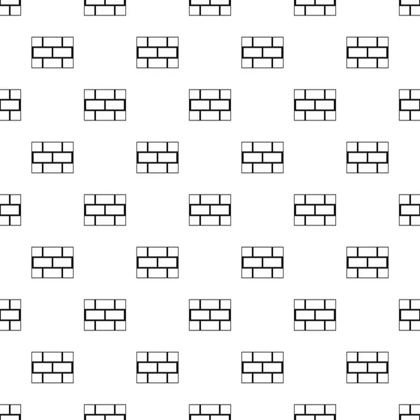 Brick wall pattern, simple style — Stock Vector