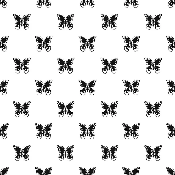 Mariposa con adorno en el patrón de alas — Vector de stock