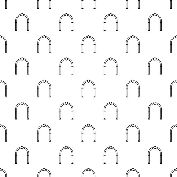 Modèle d'arc ovale, style simple — Image vectorielle