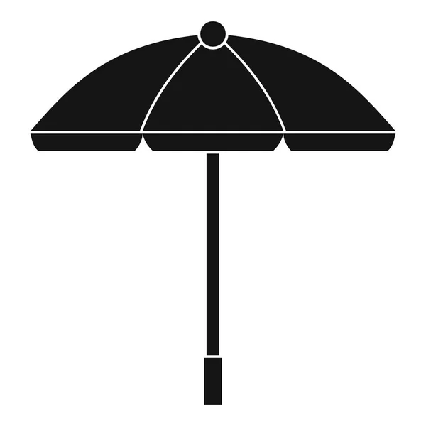 Иконка зонта от солнца, простой стиль — стоковый вектор
