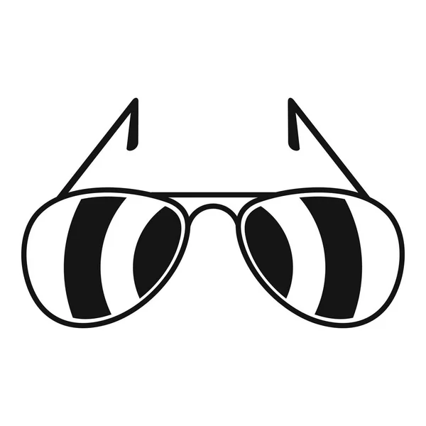 Icono de gafas de sol, estilo simple — Vector de stock