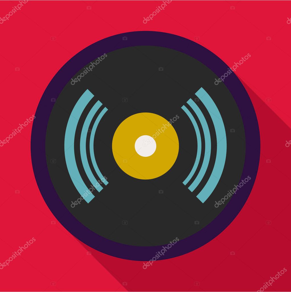 CD icon. Flat illustration of cd vector icon for web