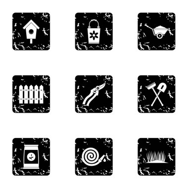 Çiftlik simgeler kümesi, grunge tarzı