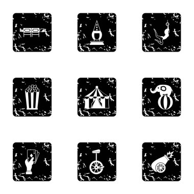 Sirk performans simgeler kümesi, grunge tarzı