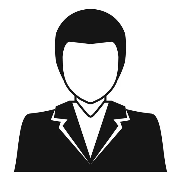 Mannelijke avatar afbeelding profielpictogram, eenvoudige stijl — Stockvector