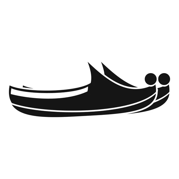 Icono de zapatos turcos, estilo simple — Vector de stock
