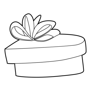 Hediye simgesi, anahat stili