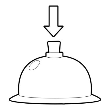 Tablo arama simgesi, anahat stili