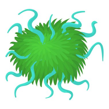 Epitel hücre simgesi, karikatür tarzı