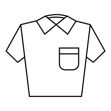 Erkek polo simgesi, anahat stili