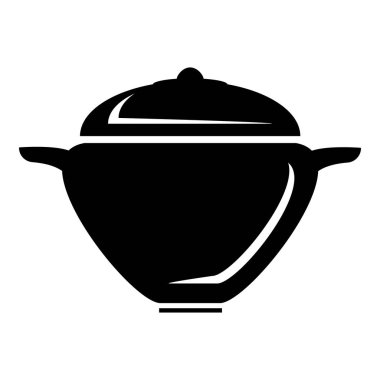 Pota kapağı simgesi, basit tarzı ile