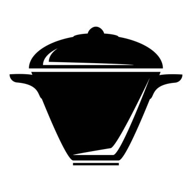 Demir tencere simgesi, basit tarzı