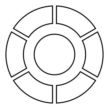 Veri grafiği simgesi, anahat stili