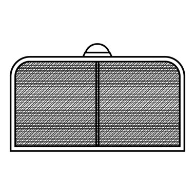 Hokey kapısı simgesi, anahat stili