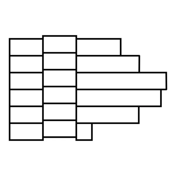 Schema pictogram, Kaderstijl — Stockvector