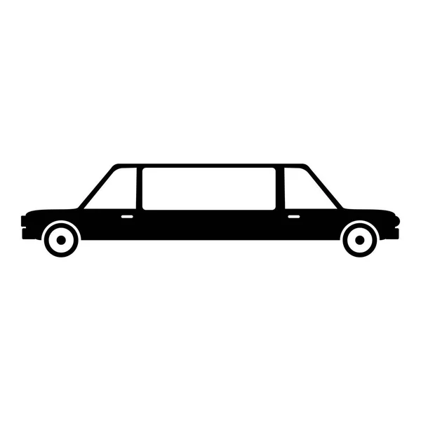 Икона лимузина, простой стиль — стоковый вектор