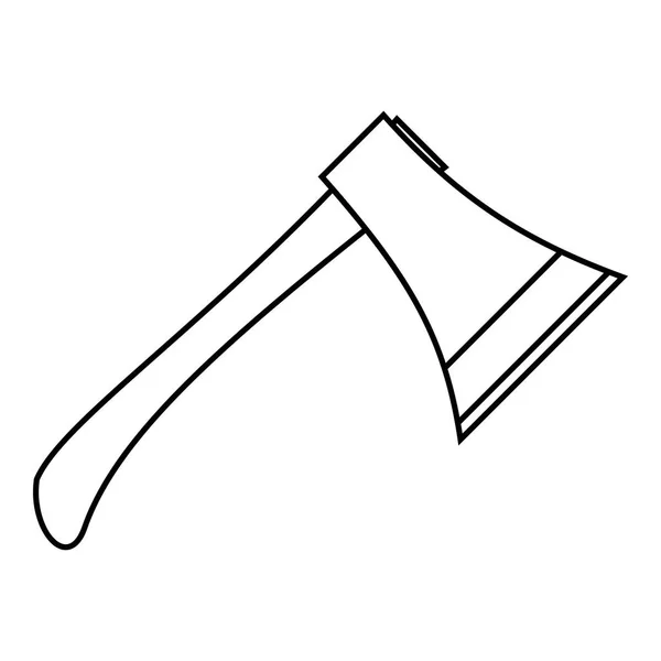 Bijl pictogram, Kaderstijl — Stockvector